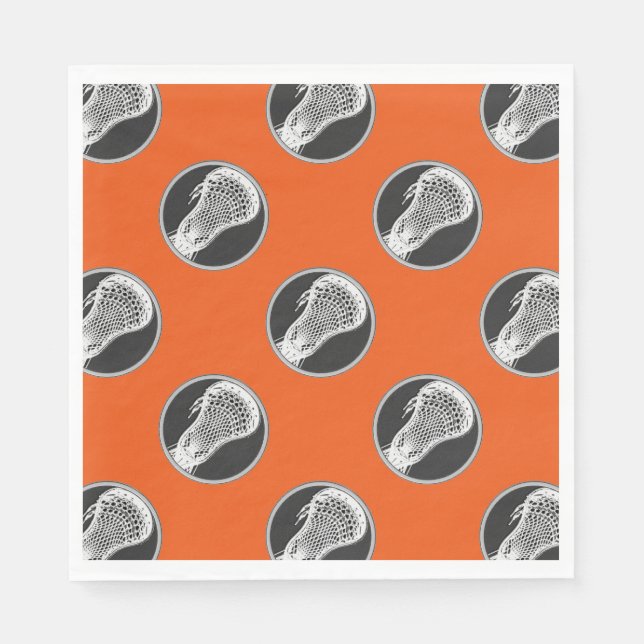 Guardanapo De Papel Lacrosse Sports Party (Frente)