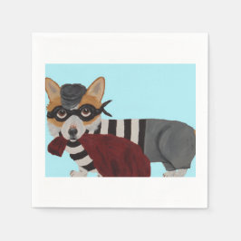 Guardanapo De Papel Ladrão de Guloseimas Corgi Galês Ladrão