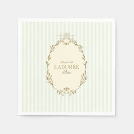 Guardanapo De Papel Ladurée Paris French Patisserie Viintage Birthday