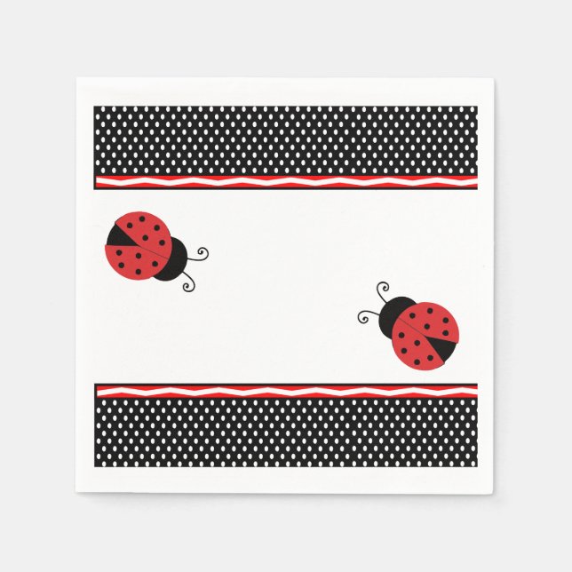 Guardanapo De Papel Ladybug Napkins (Frente)