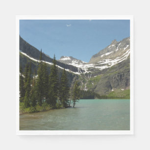 Guardanapo De Papel Lago Grinnell no Parque Nacional Glacier