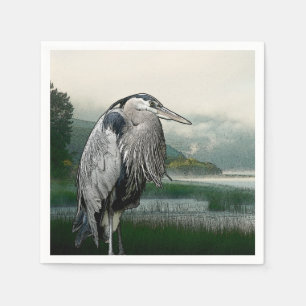 Guardanapo De Papel Lago heron