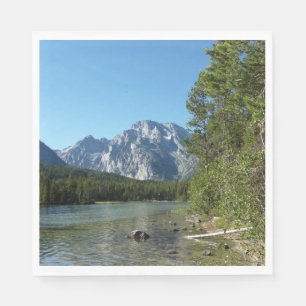 Guardanapo De Papel Lago Leigh no Parque Nacional Grand Teton
