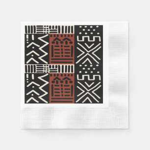 Guardanapo De Papel Lama Africana Bogolan Inspirou Papel Napkins
