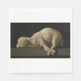 Guardanapo De Papel Lamb de Deus (Agnus Dei) (Animais Sacrificados)