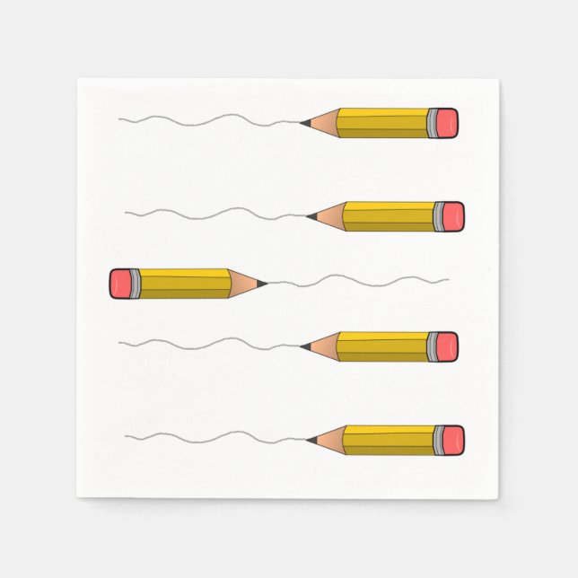 Guardanapo De Papel Lápis em branco (Frente)