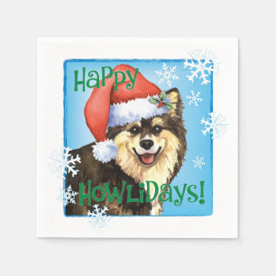 Guardanapo De Papel Lapphund Napkins, finlandês, Natal