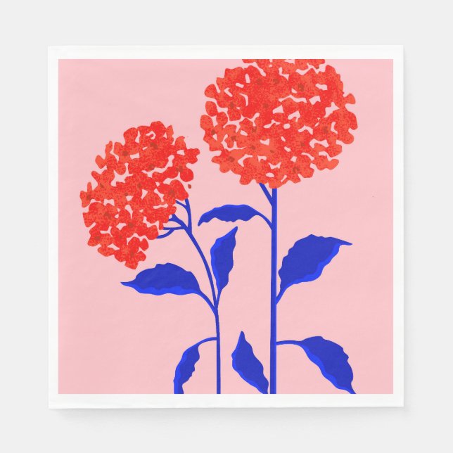 Guardanapo De Papel Laranja Blossomo (Frente)