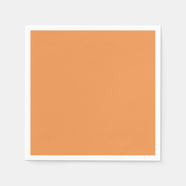 Guardanapo De Papel Laranja esmaecido (cor sólida) (Frente)