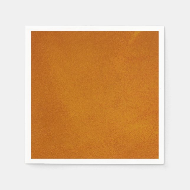 Guardanapo De Papel Laranja Queimado Texturizado (Frente)