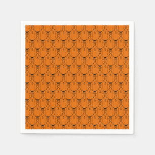 Guardanapo De Papel Laranja W/Frasco