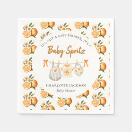 Guardanapo De Papel Laranjada Bebê Spritz Churrasco de Bebê