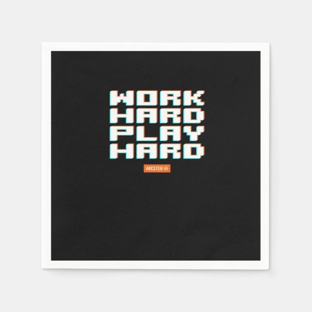 Guardanapo De Papel Largura Clássica do Duro de Reprodução do Duro de  (Frente)