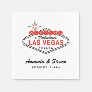 Guardanapo De Papel Las Vegas Wedding Papel de Casamento Napkins