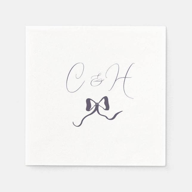 Guardanapo De Papel lavanda arco (Frente)