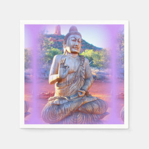 Guardanapo De Papel lavanda aura buddha