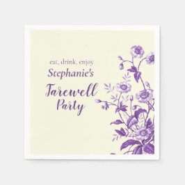 Guardanapo De Papel Lavanda de despedida de mulheres