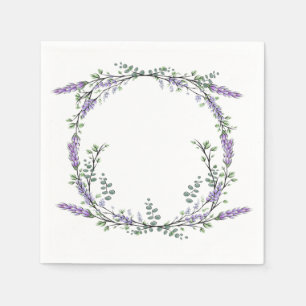 Guardanapo De Papel Lavanda e Eucalipto
