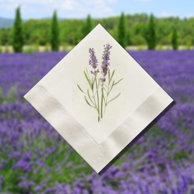 Guardanapo De Papel Lavanda Vintage (Criador carregado)