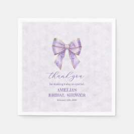 Guardanapo De Papel  Lavender Wisteria Ribbon – Japanese-Inspired