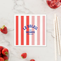 Le Soleil Vacances Riviera Cabana Stripe Francês