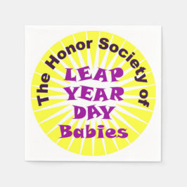 GUARDANAPO DE PAPEL LEAP DAY LOGO