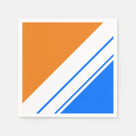 Guardanapo De Papel Legal Azul Laranja Laranja Laranja Laranja Laranja