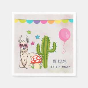 Guardanapo De Papel Legal lama em óculos escuros em forma de coração A