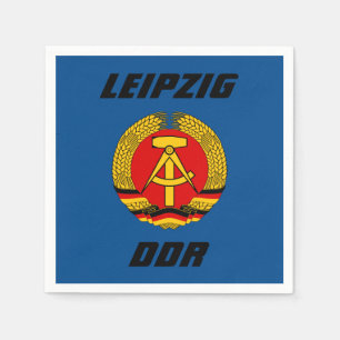 Guardanapo De Papel Leipzig, DDR - Alemanha Oriental