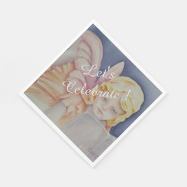 Guardanapo De Papel Leitura de Celebração do vamos