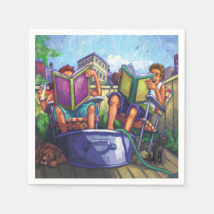 Guardanapo De Papel Leitura de Verão