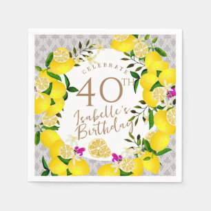 Guardanapo De Papel Lemon Birthday