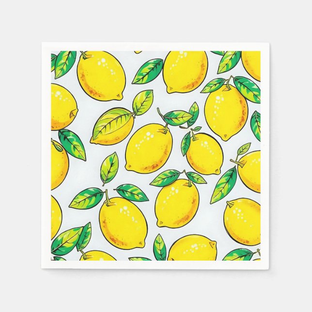 Guardanapo De Papel lemon napkins (Frente)