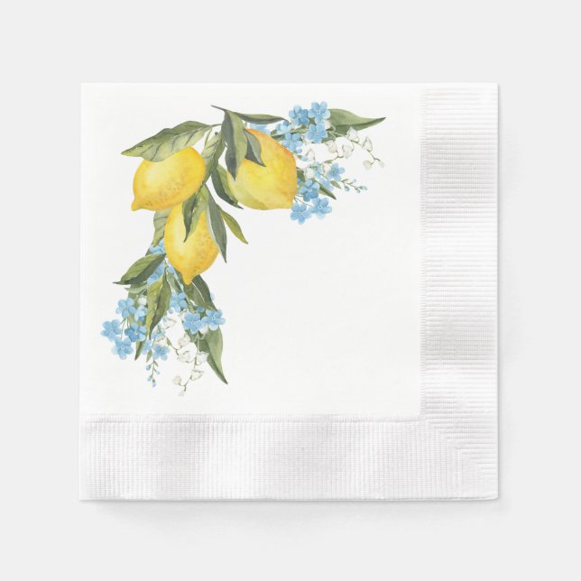 Guardanapo De Papel Lemon Paper Napkin (Frente)