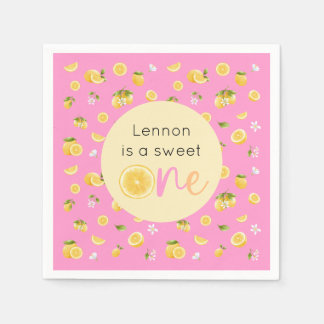 Guardanapo De Papel Lemon Sweet One Festa de aniversário