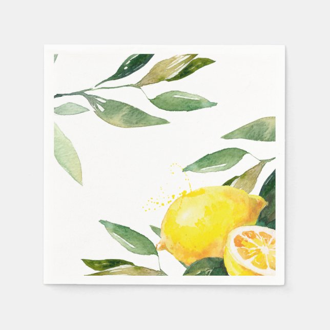 Guardanapo De Papel Lemon Wedkin (Frente)
