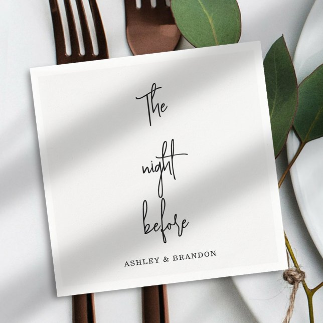 Guardanapo De Papel Lencinhos Lindos para a Noite Anterior (Criador carregado)