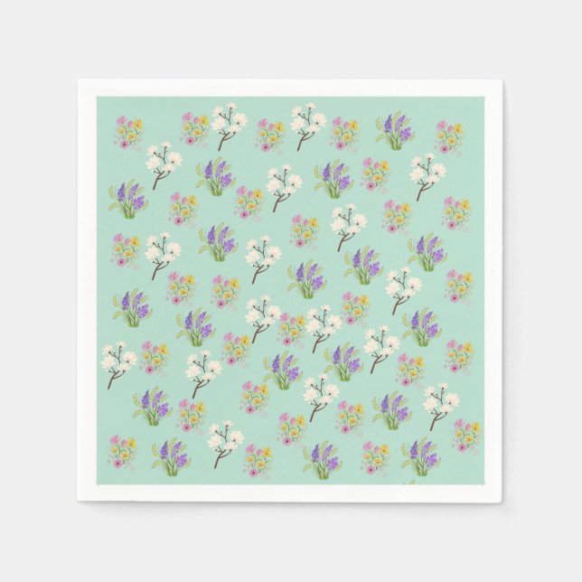 Guardanapo De Papel Lenços de papel bonitos (Frente)