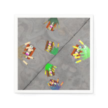 Lenços de papel Todos os meus amigos são Zombies