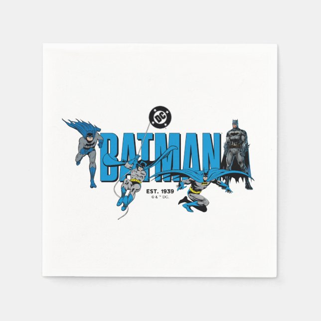 Guardanapo De Papel Lendas do Batman para Sempre Gráfico (Frente)