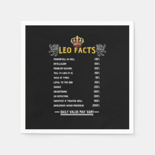 Guardanapo De Papel Leo Fata Sinal Zodiac Dons de Astrologia Horóscopo