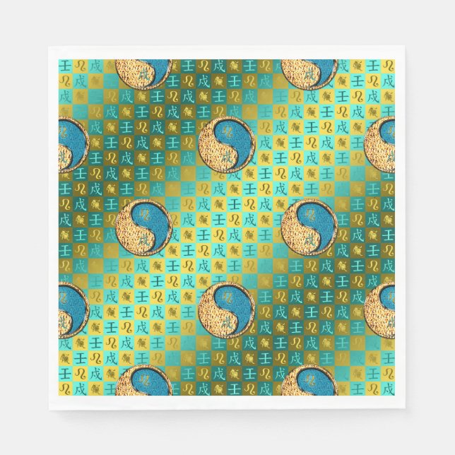 Guardanapo De Papel Leo & Water Dog (Frente)