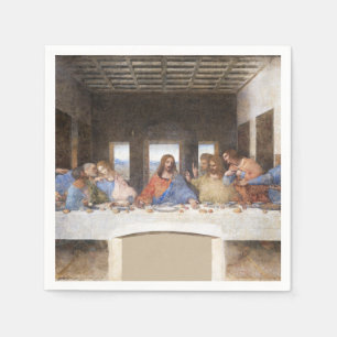 Guardanapo De Papel Leonardo da Vinci A Última Ceia Arte Fina