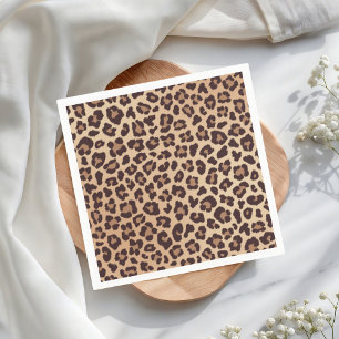 Guardanapo De Papel Leopard Print Birthday