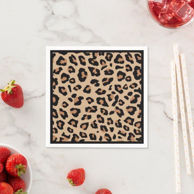 Guardanapo De Papel Leopard Print Coctail (Insitu)