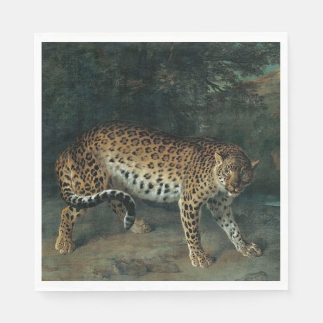 Guardanapo De Papel Leopardese (por Jean-Baptiste Oudry) (Frente)