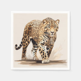 Guardanapo De Papel Leopardo