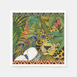 Guardanapo De Papel Leopardo Sagrado