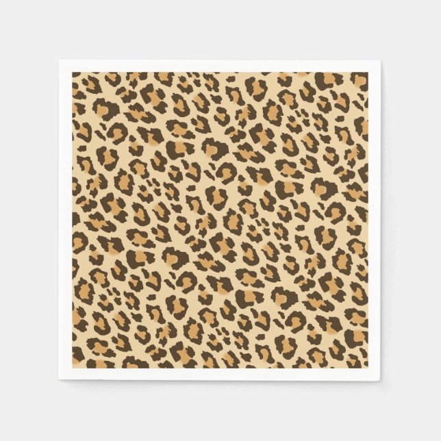 Guardanapo De Papel Lepard Print Napkins (Frente)