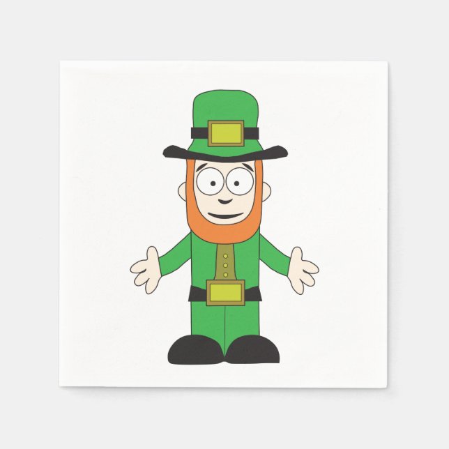 Guardanapo De Papel Leprechaun (Frente)